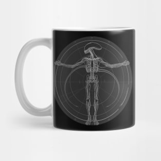 vitruvian xenomorph Mug